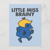 Kleine Miss Brainy in beweging Briefkaart (Voorkant)