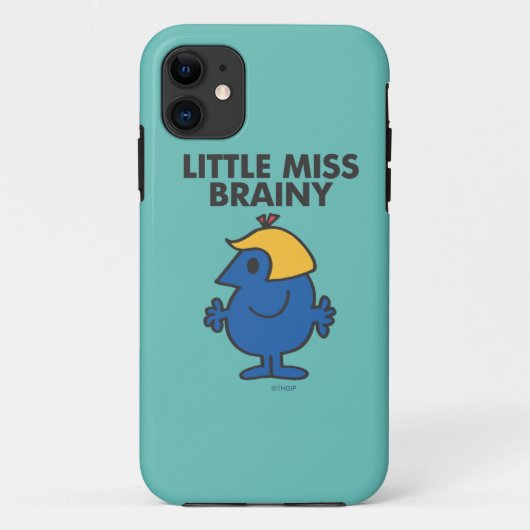 Kleine Miss Brainy Standing Case-Mate iPhone Case (Achterkant)