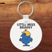 Kleine Miss Brainy Standing Sleutelhanger (Voorkant)