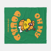 Kleine Miss Busy Oh My Gourd Halloween Fleece Deken (Voorkant (Horizontaal))