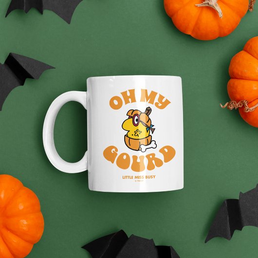Kleine Miss Busy Oh My Gourd Halloween Koffiemok