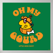 Kleine Miss Busy Oh My Gourd Halloween Poster (Voorkant)