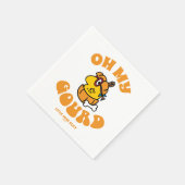 Kleine Miss Busy Oh My Gourd Halloween Servet (Hoek)