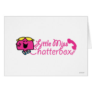 Kleine Miss Chatterbox   telefoonsnoerbelettering