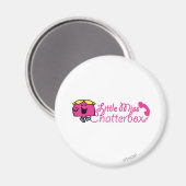 Kleine Miss Chatterbox | telefoonsnoerbelettering Magneet (Voorkant / Achterkant)