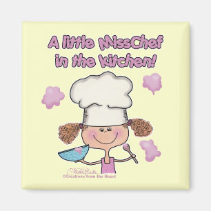 Kleine Miss Chef Magneet