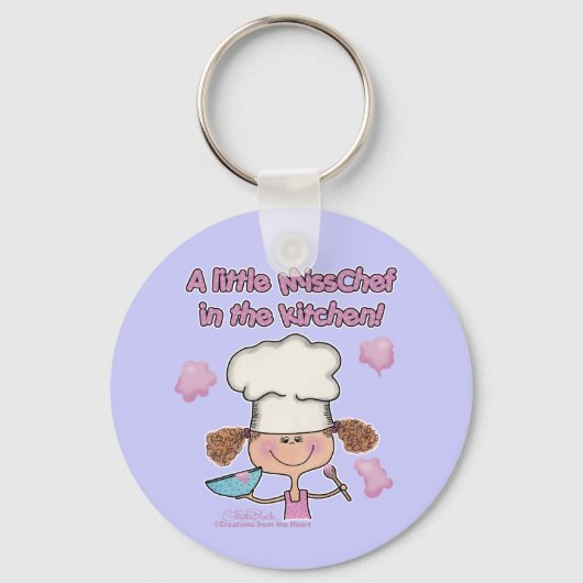 Kleine Miss Chef Sleutelhanger (Voorkant)