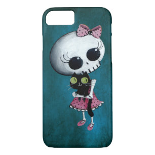 Kleine Miss Death - Halloween Beauty Case-Mate iPhone Case