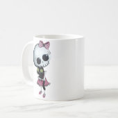 Kleine Miss Death - Halloween Beauty Koffiemok (Voorkant links)