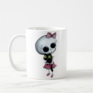 Kleine Miss Death - Halloween Beauty Koffiemok