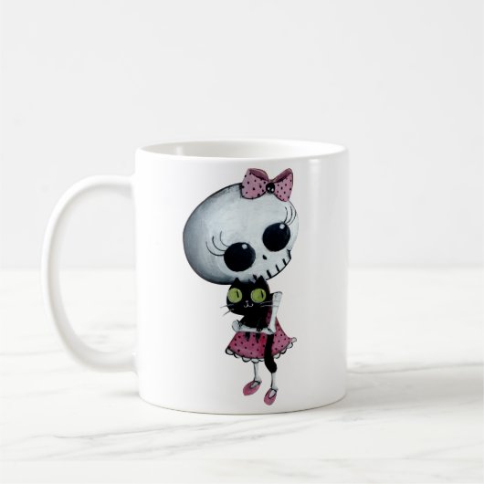 Kleine Miss Death - Halloween Beauty Koffiemok (Links)
