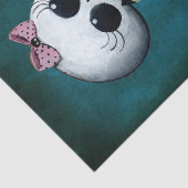 Kleine Miss Death - Halloween Beauty Tissuepapier (Detail)