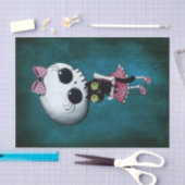Kleine Miss Death - Halloween Beauty Tissuepapier (Craft)