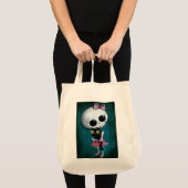 Kleine Miss Death - Halloween Beauty Tote Bag (Voorkant (product))
