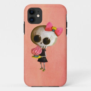 Kleine Miss Dood met Cupcake Case-Mate iPhone Case