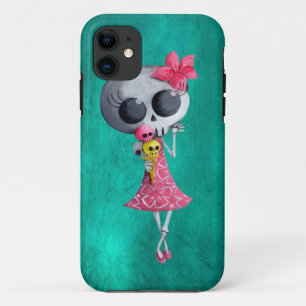 Kleine Miss Dood met Halloween Ice Cream Case-Mate iPhone Case