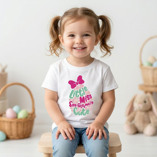 Kleine Miss Egg-strakke koffiebroodrooster voor ki T-shirt