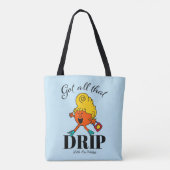 Kleine Miss Fabulous heeft al die druppel gekregen Tote Bag (Achterkant)