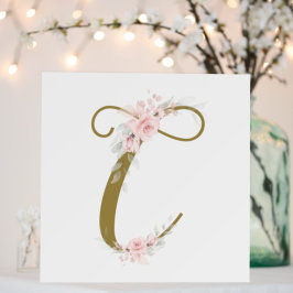 Kleine Miss Floral Baby's Eerste Badkamer Nursery Poster