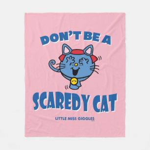 Kleine Miss Giggles Scaredy Cat Halloween Fleece Deken
