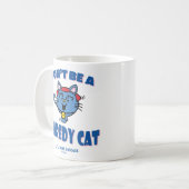 Kleine Miss Giggles Scaredy Cat Halloween Koffiemok (Voorkant links)