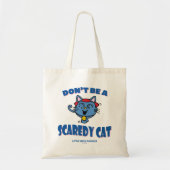 Kleine Miss Giggles Scaredy Cat Halloween Tote Bag (Voorkant)