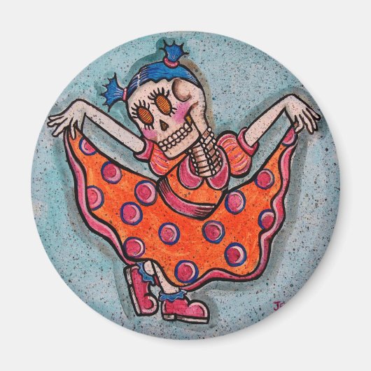 kleine miss luci BFK serie6 - Gepersonaliseerd Magneet (Voorkant)