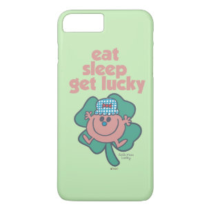 Kleine Miss Lucky's Motto Groene klaver iPhone 8/7 Plus Hoesje