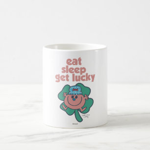 Kleine Miss Lucky's Motto   Groene klaver Koffiemok