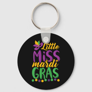 Kleine Miss Mardi Gras Grappige Mardi Gras 2020  Sleutelhanger
