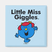 Kleine Miss | Miss Giggles houdt van lachen Magneet (Voorkant)