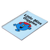 Kleine Miss | Miss Giggles houdt van lachen Notitieboek (Linkerzijde)