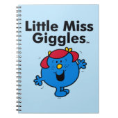 Kleine Miss | Miss Giggles houdt van lachen Notitieboek (Voorkant)