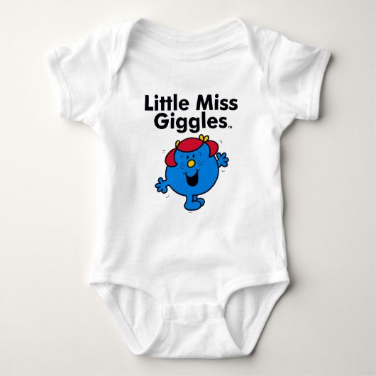 Kleine Miss | Miss Giggles houdt van lachen Romper (Voorkant)