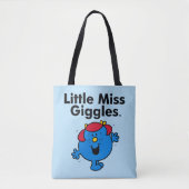 Kleine Miss | Miss Giggles houdt van lachen Tote Bag (Voorkant)
