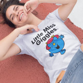Kleine Miss | Miss Giggles houdt van lachen Tri-Blend Shirt