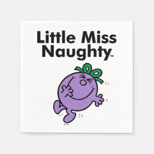 Kleine Miss Miss Naughty is zo Naughty Servetten