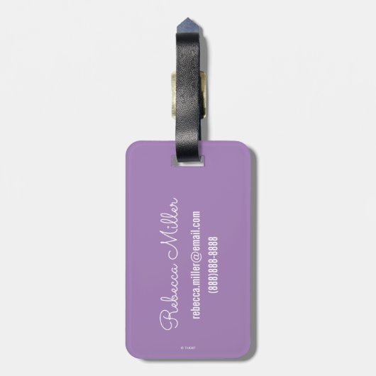 Kleine Miss | Miss Standing Tall Bagagelabel (Achterkant verticaal)