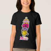 Kleine Miss | Miss Standing Tall Tri-Blend Shirt (Voorkant)