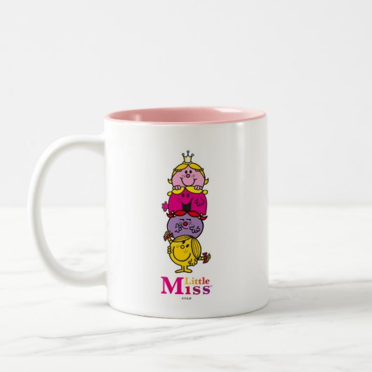 Kleine Miss | Miss Standing Tall Tweekleurige Koffiemok (Links)