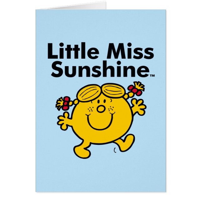 Kleine Miss | Miss Sunshine is een zonnestraal (Voorkant)
