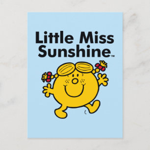 Kleine Miss   Miss Sunshine is een zonnestraal Briefkaart