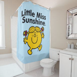 Kleine Miss Miss Sunshine is een zonnestraal Douchegordijn
