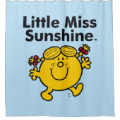 Kleine Miss | Miss Sunshine is een zonnestraal Douchegordijn (Voorkant)