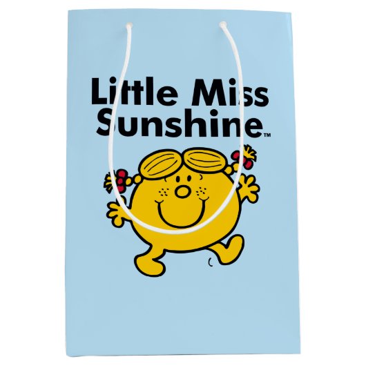 Kleine Miss | Miss Sunshine is een zonnestraal Medium Cadeauzakje (Voorkant)