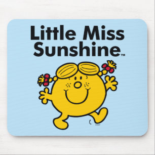Kleine Miss   Miss Sunshine is een zonnestraal Muismat