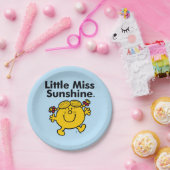 Kleine Miss | Miss Sunshine is een zonnestraal Papieren Bordje (Feest)