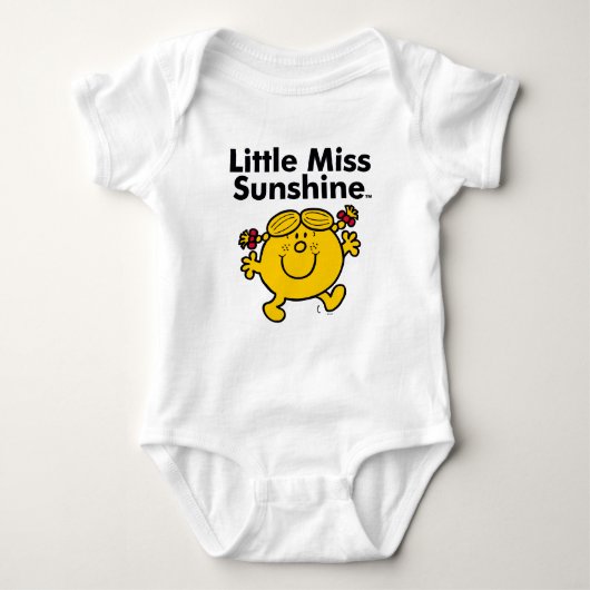 Kleine Miss | Miss Sunshine is een zonnestraal Romper (Voorkant)