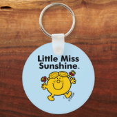 Kleine Miss | Miss Sunshine is een zonnestraal Sleutelhanger (Voorkant)