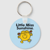 Kleine Miss | Miss Sunshine is een zonnestraal Sleutelhanger (Achterkant)